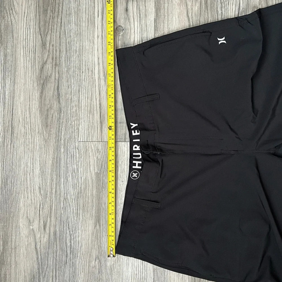 Hurley men’s black button shorts size 40 - Picture 5 of 7